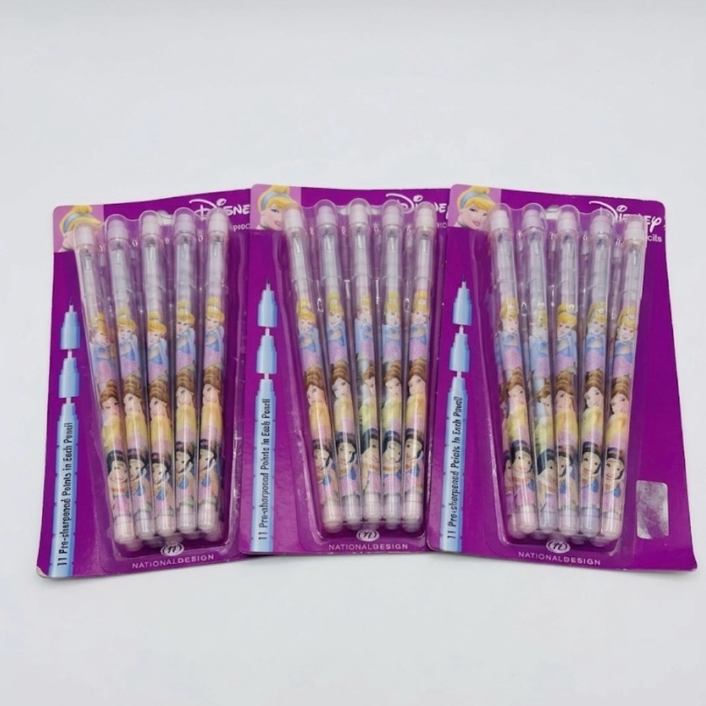 Disney Princess 3 packs of 10  = 30 Mechanical Pencils ✏️ - Picture 2 of 8